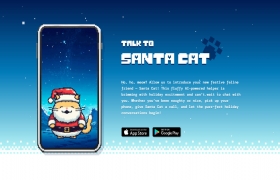 Santa Cat gallery image