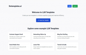 LLM Templates gallery image