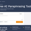 Free AI Paraphrasing Tool ico