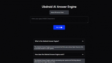 Ubdroid AI Answer Engine