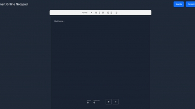 Smart Online Notepad