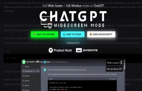 ChatGPT Widescreen Mode gallery image