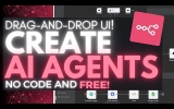 Create AI Agents Effortlessly with a User-Friendly Drag-and-Drop Interface