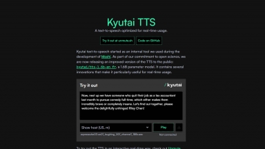 Kyutai TTS