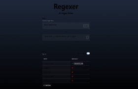 Regexer gallery image