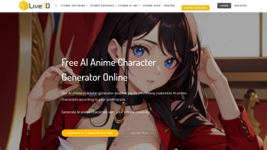 AI Anime Character Generator By Live3D