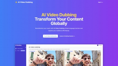 AI Video Dubbing