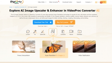 VideoProc Image Upscaler