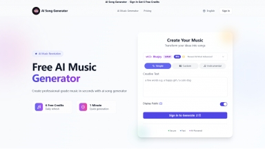 AI Song & Music Generator
