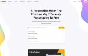 Simplifies's AI Presentation Maker gallery image