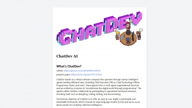 ChatDev AI