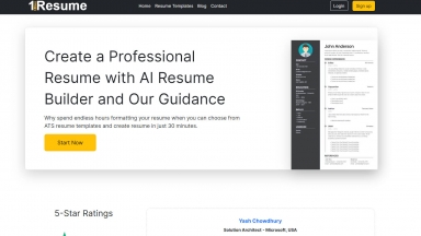 1MillionResume AI Resume Builder
