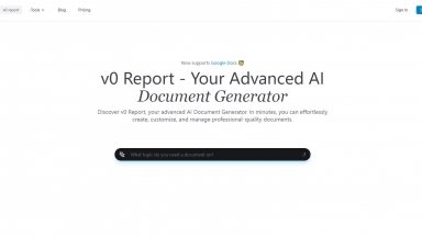 V0 report