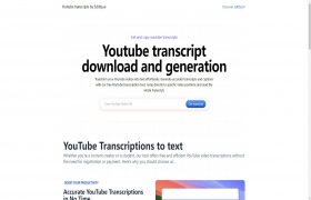 YouTube transcripts by Editby.ai gallery image