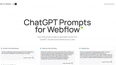 ChatGPT Prompts for Webflow