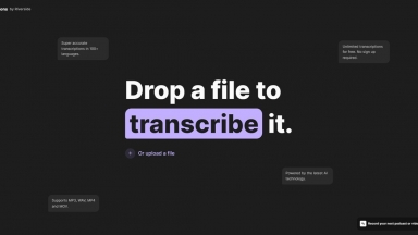 AI Transcription by Riverside