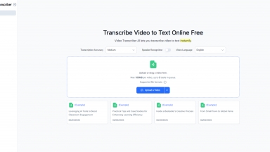 Video Transcriber AI