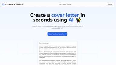 AI Cover Letter Generator
