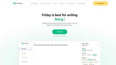 Friday AI E-mail Writer