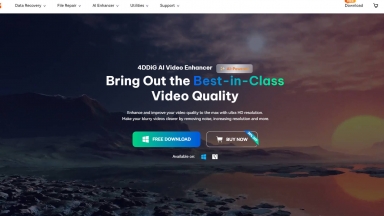 4DDiG AI Video Enhancer