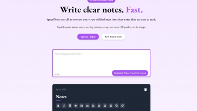 SpeedNote AI