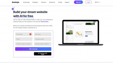Bookipi AI Website Builder