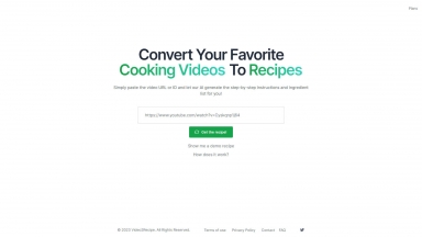 Video2Recipe