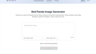 Red Panda Image Generator