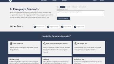 AI Paragraph Generator