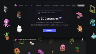 Spline AI 3D Generation