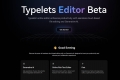 Typelets Editor