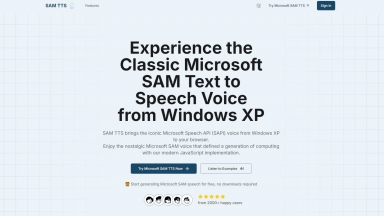 SAM TTS