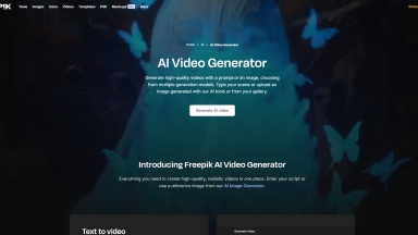 Freepik AI Video Generator