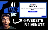 Build a Website in 1 Minute with AI: No-Code Tutorial