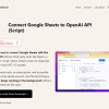 Google Sheets + OpenAI API ico