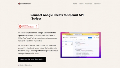 Google Sheets + OpenAI API