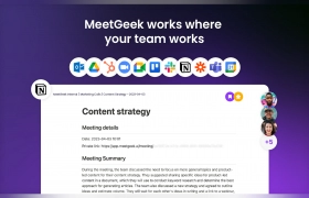 MeetGeek - AI Meeting Minutes gallery image
