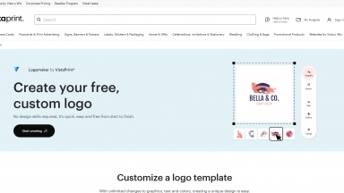 VistaPrint's Logomaker