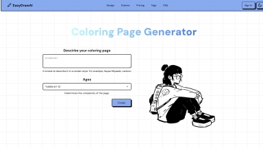 EasyDrawAI Coloring Pages