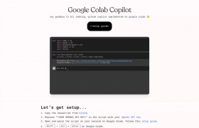 Google Colab Copilot gallery image