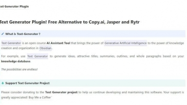 Text Generator Plugin