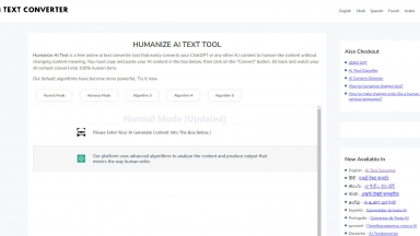 Humanize AI Text Tool